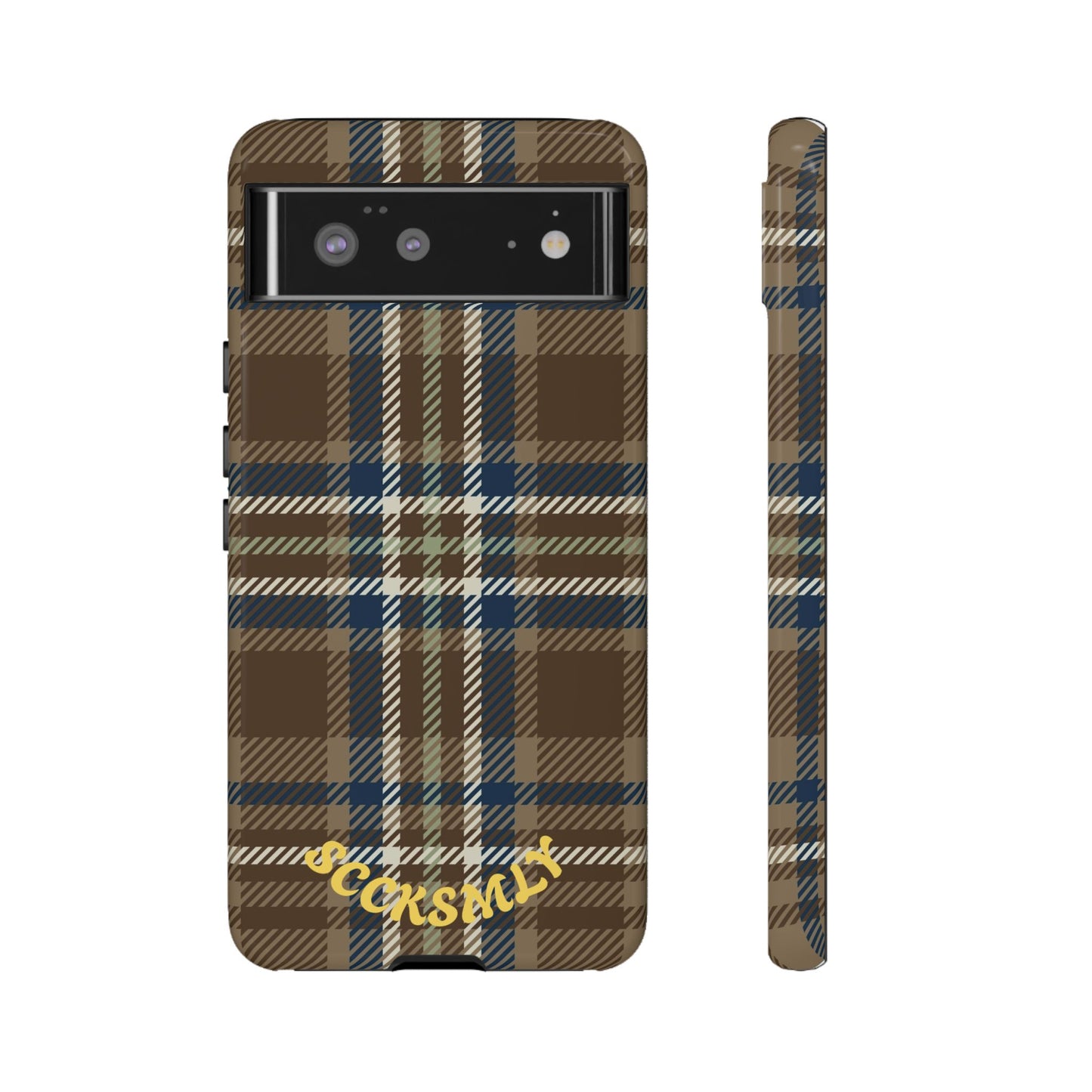 Earth and Sky Plaid Phone Case for Google Pixel