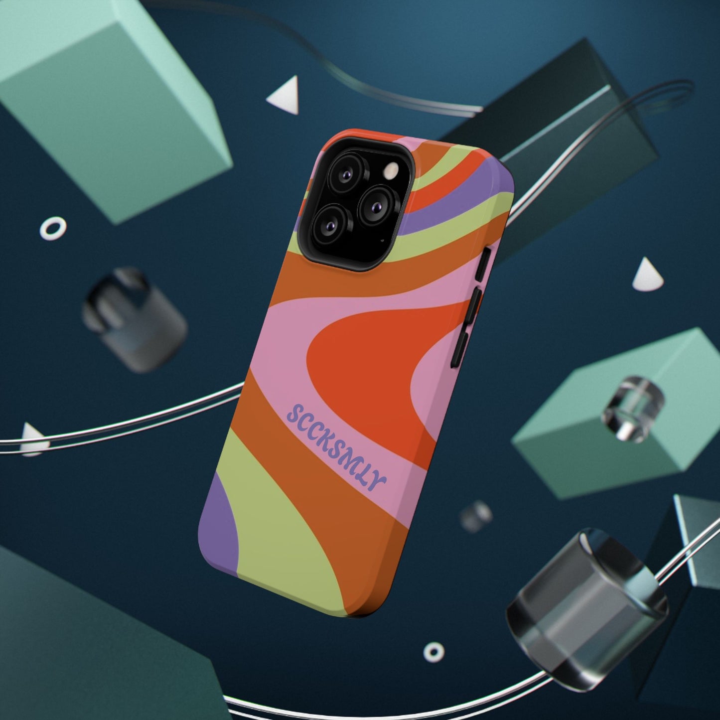 Curvy Swirl Phone Case for "IOS or Apple"