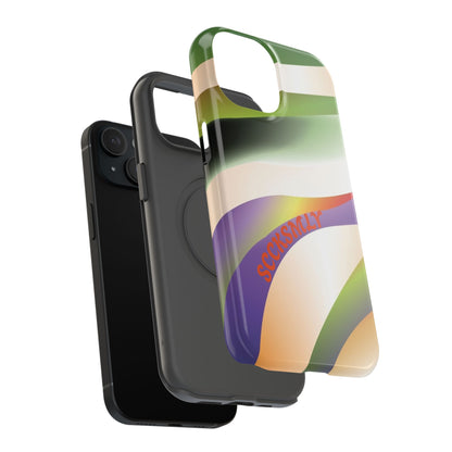 Green Waves Phone Case for Apple