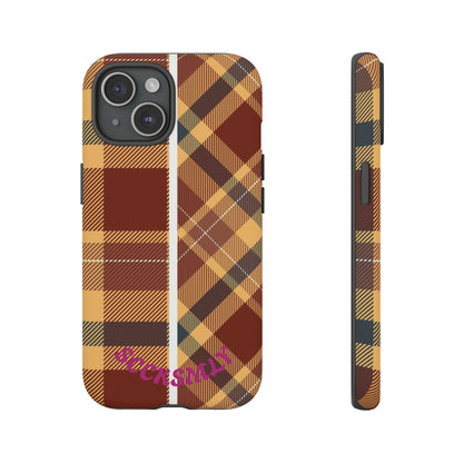 Autumn Plaid Phone Case for Apple