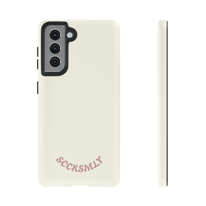 Sweet Oat Milk Tough Phone Case for Samsung