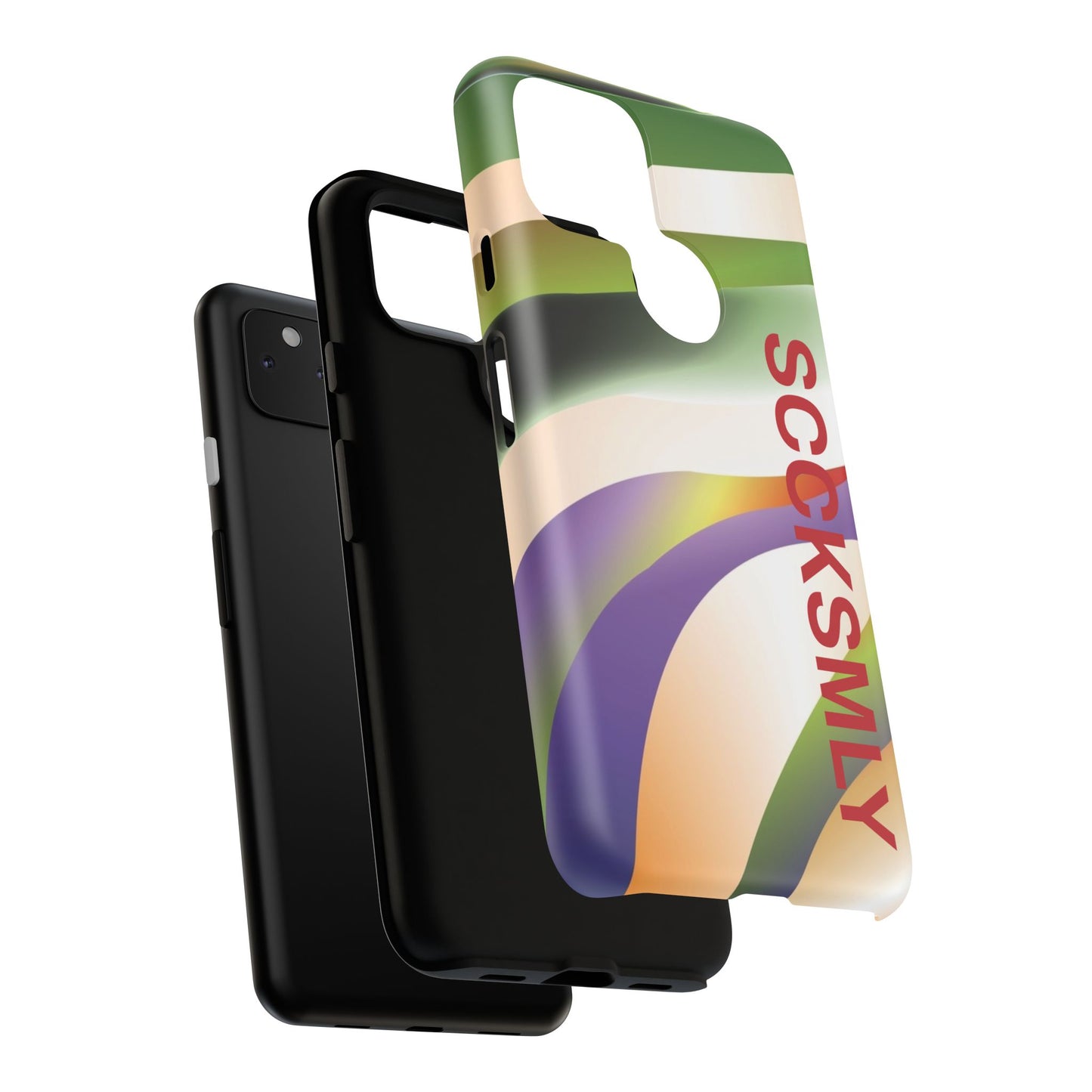 Green Waves Phone Case for Google Pixel