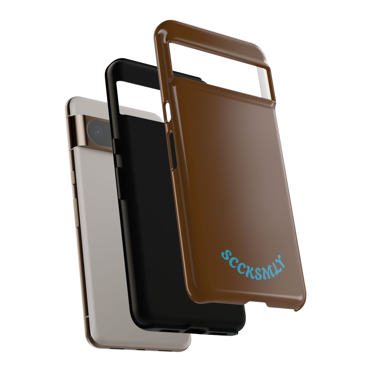 SOLID Chocolate Coco Tough Case for Google Pixel