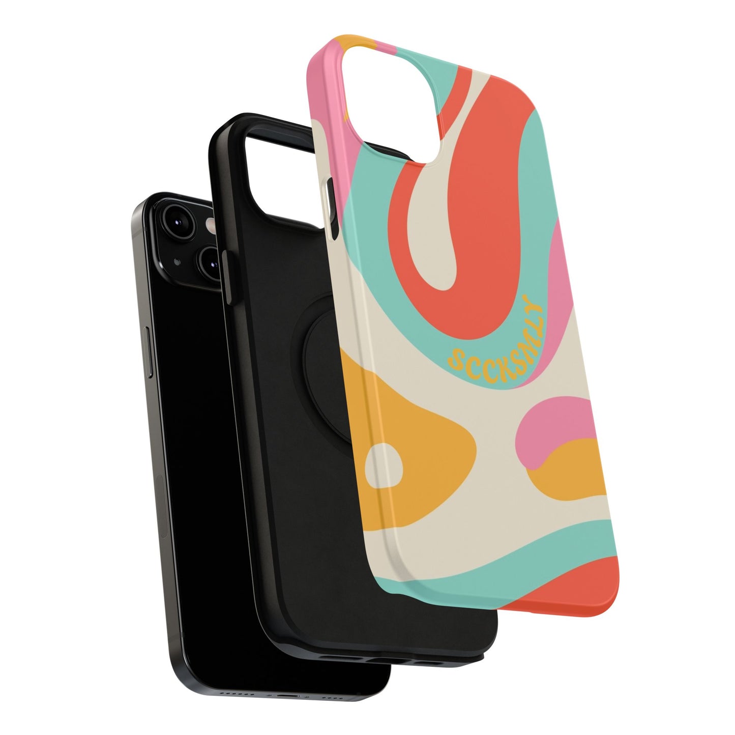 Psychodelic Acid Swirl Phone Case for "IOS or Apple"