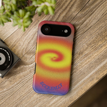 Toxic Spiral Tough Phone Case for Apple