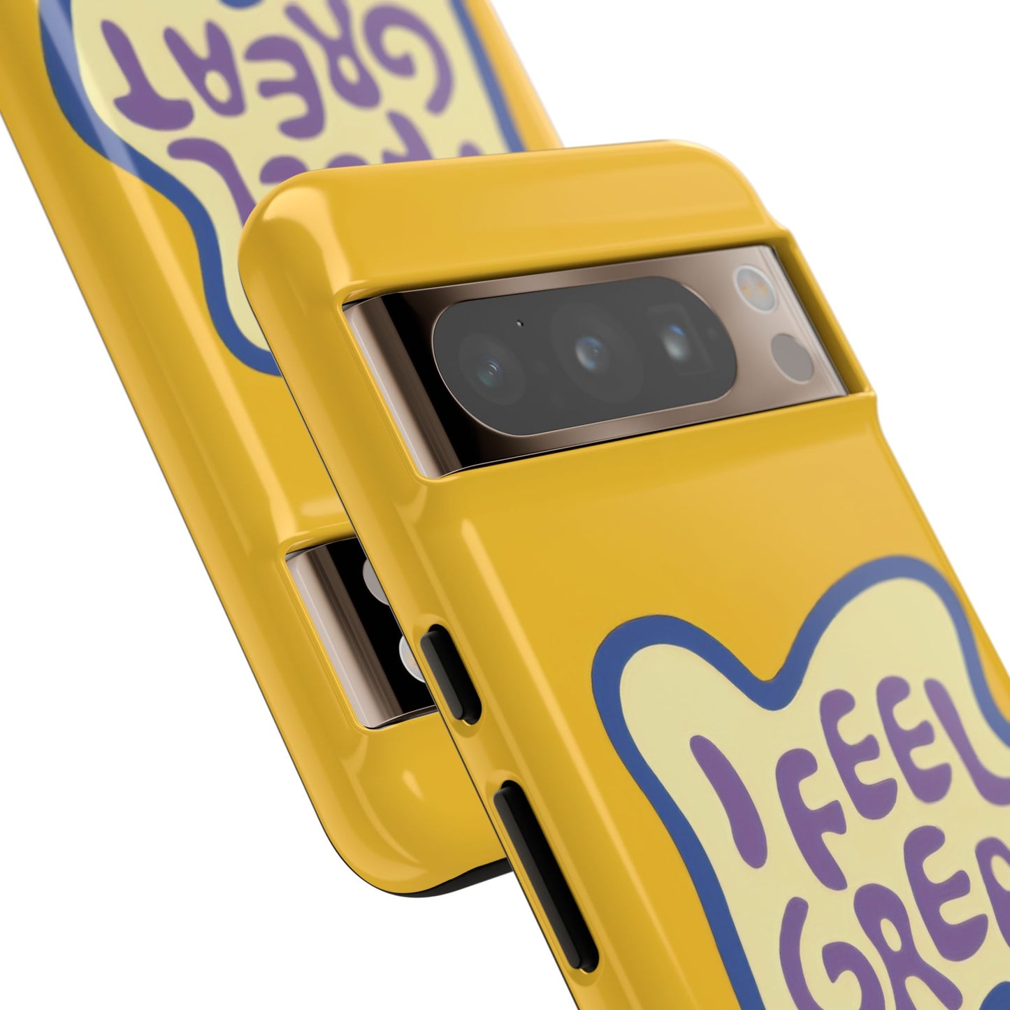 Yellow "I FEEL GREAT" Tough Phone Case for Google Pixel
