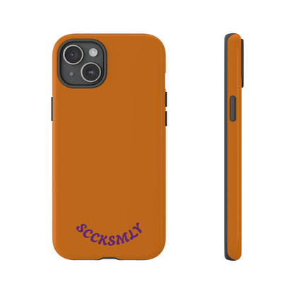 SOLID Burned Plum Tough Case for Apple