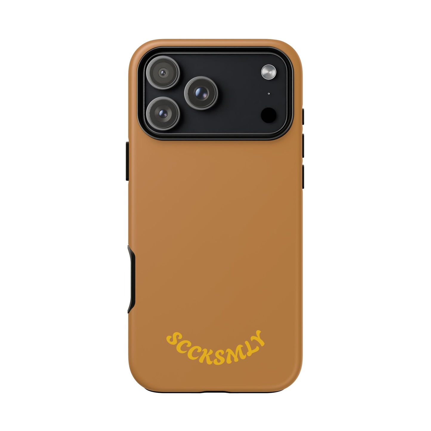 SOLID Spiced Caramel Tough Case for Apple