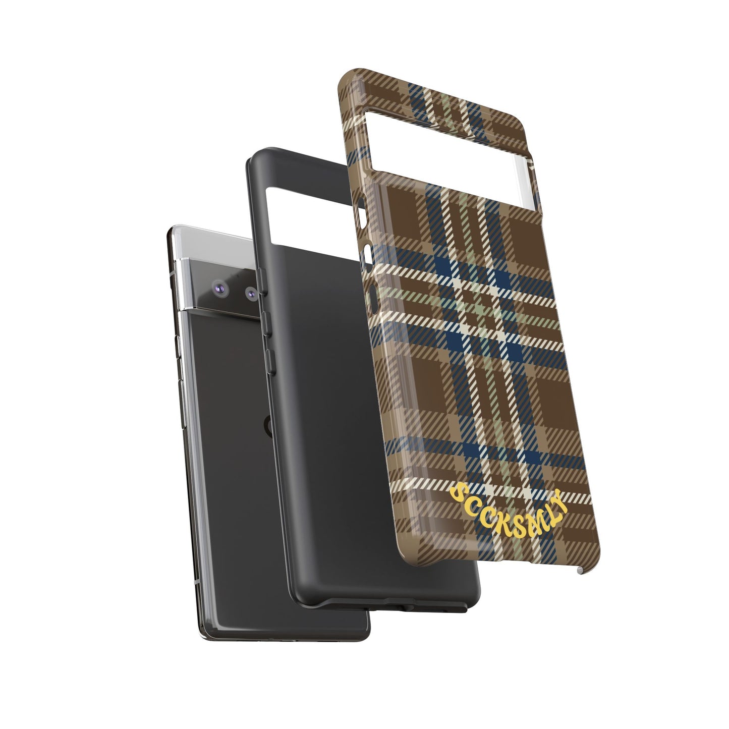 Earth and Sky Plaid Phone Case for Google Pixel