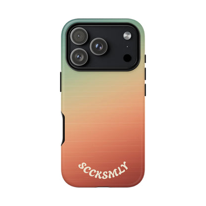 Warm Ombré Tough Phone Case for Apple