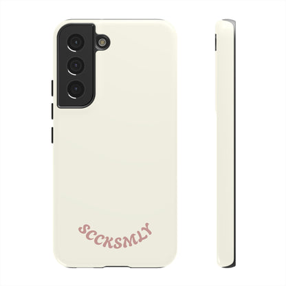 Sweet Oat Milk Tough Phone Case for Samsung