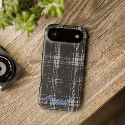 Smoky Grungy Plaid Phone Case for Apple
