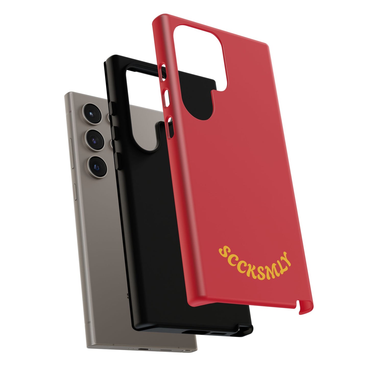 SOLID Calm Cherry Tough Case for Samsung