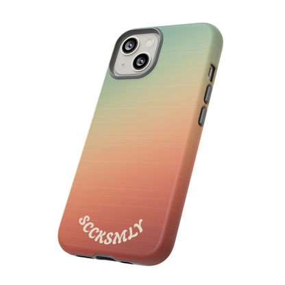 Warm Ombré Tough Phone Case for Apple