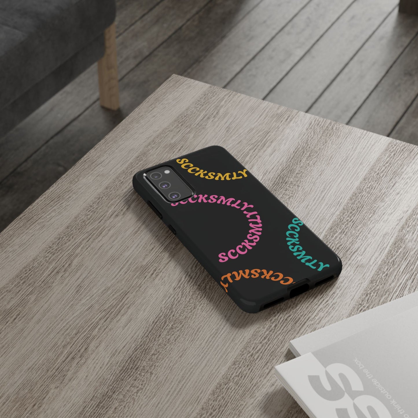 Y2K Wavy Script Tough Case for Samsung
