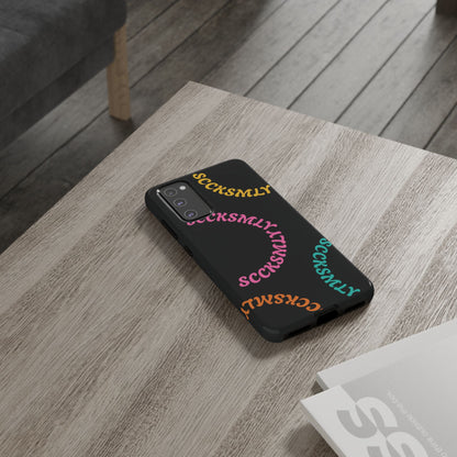 Y2K Wavy Script Tough Case for Samsung