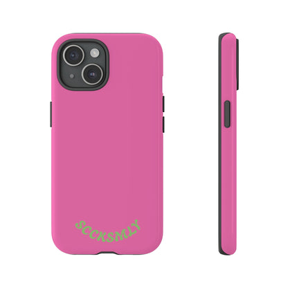 SOLID Sweet Static Pink Tough Case for Apple
