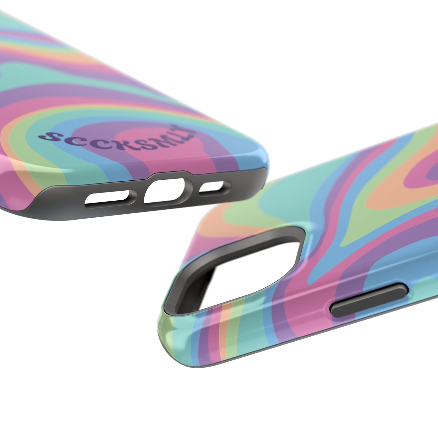 Pastel Swirl Phone Case for Apple