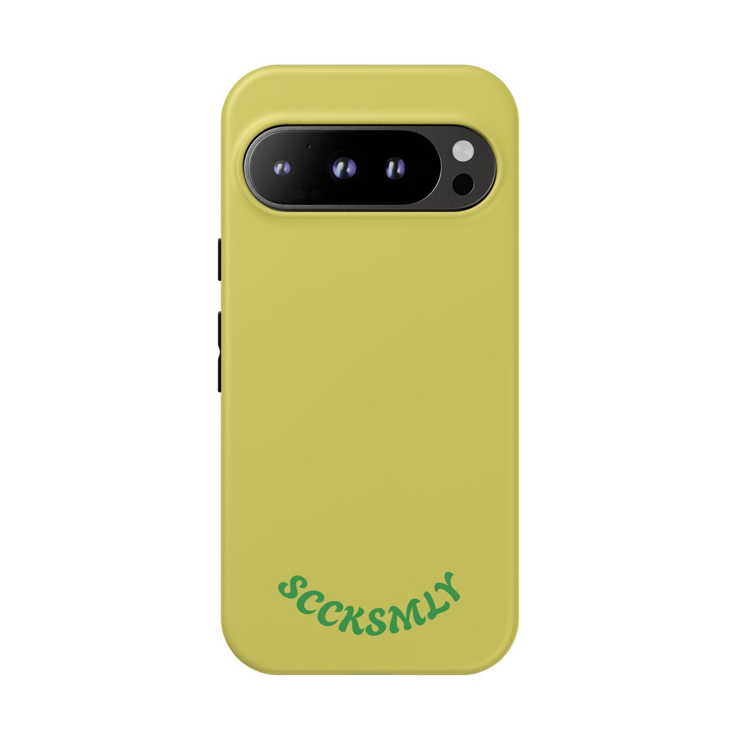 SOLID Lemon Pop Tough Case for Google Pixel