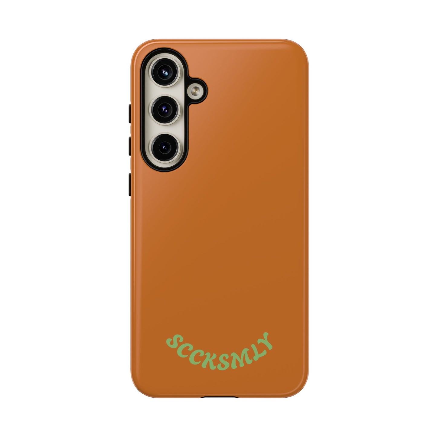 SOLID Terracotta Coal Tough Case for Samsung