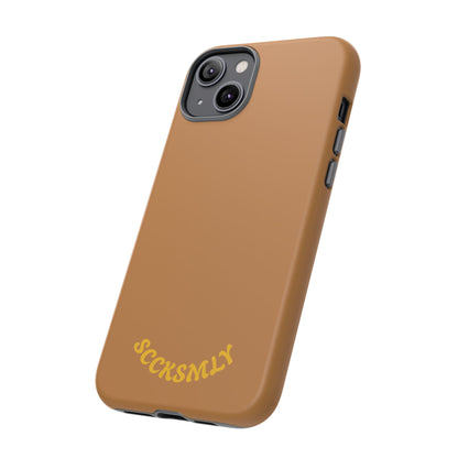 SOLID Spiced Caramel Tough Case for Apple