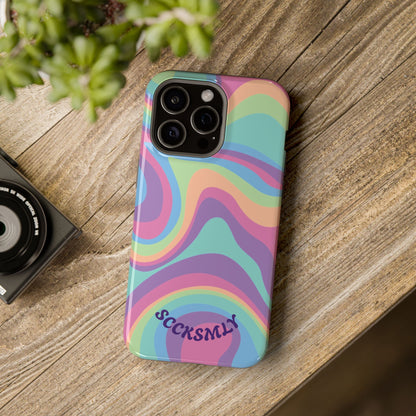 Pastel Swirl Phone Case for Apple