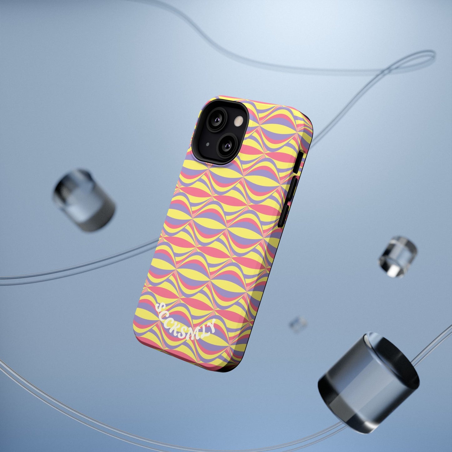 Electric Orbit Tough Phone Case for Apple