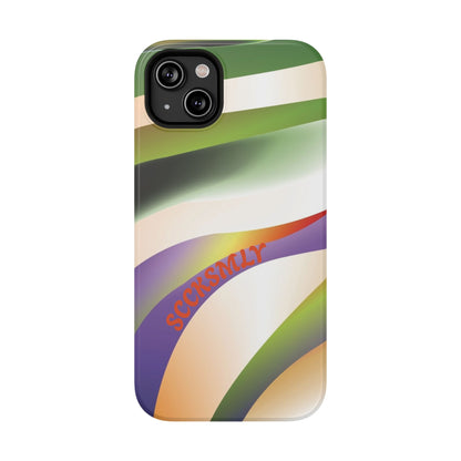 Green Waves Phone Case for Apple