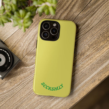 SOLID Lemon Pop Tough Case for Apple