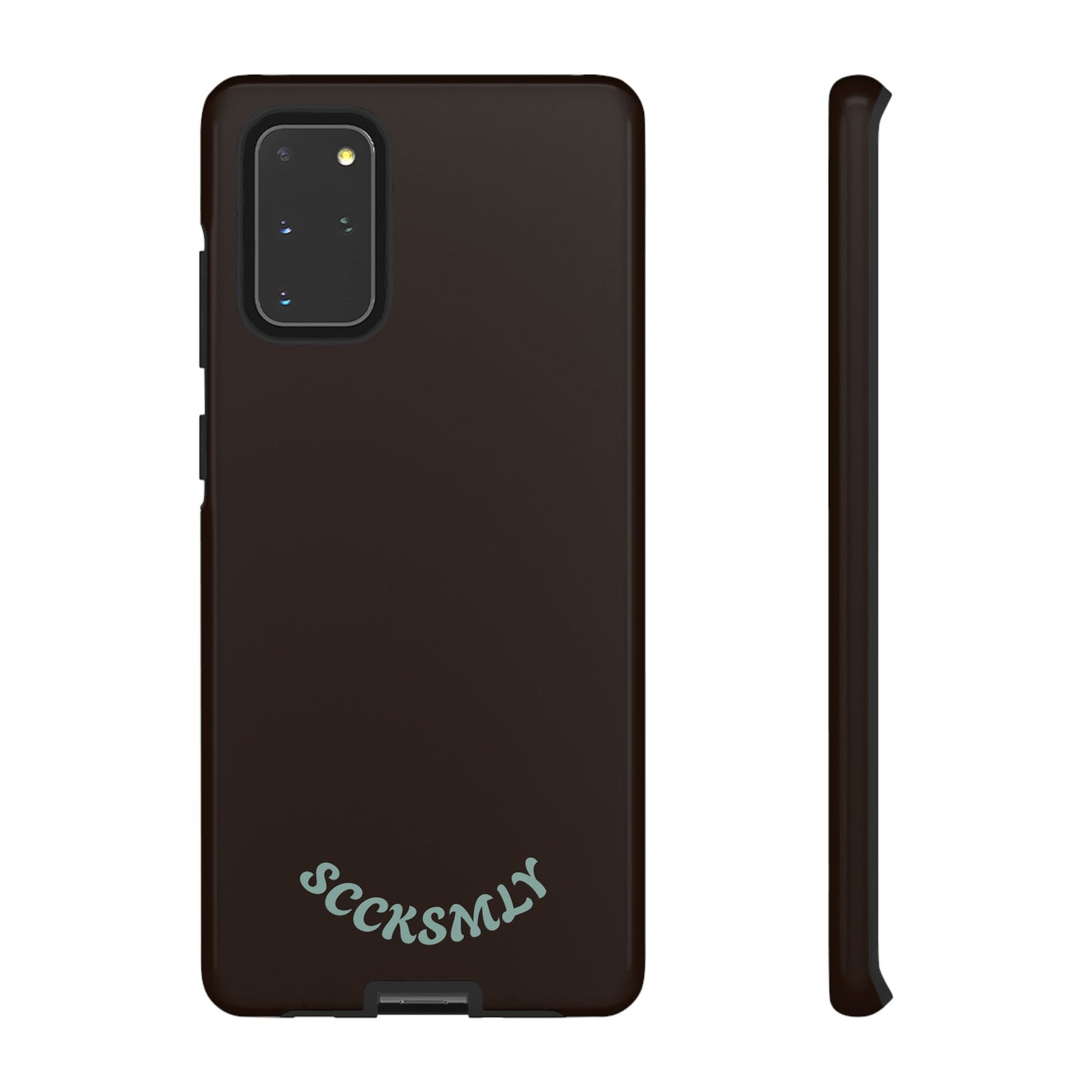 SOLID Espresso Mint Tough Phone Case for Samsung