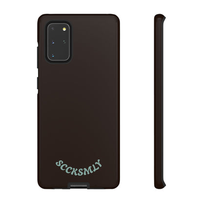 SOLID Espresso Mint Tough Phone Case for Samsung