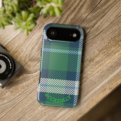 Earth and Sky Plaid Phone Case for Apple