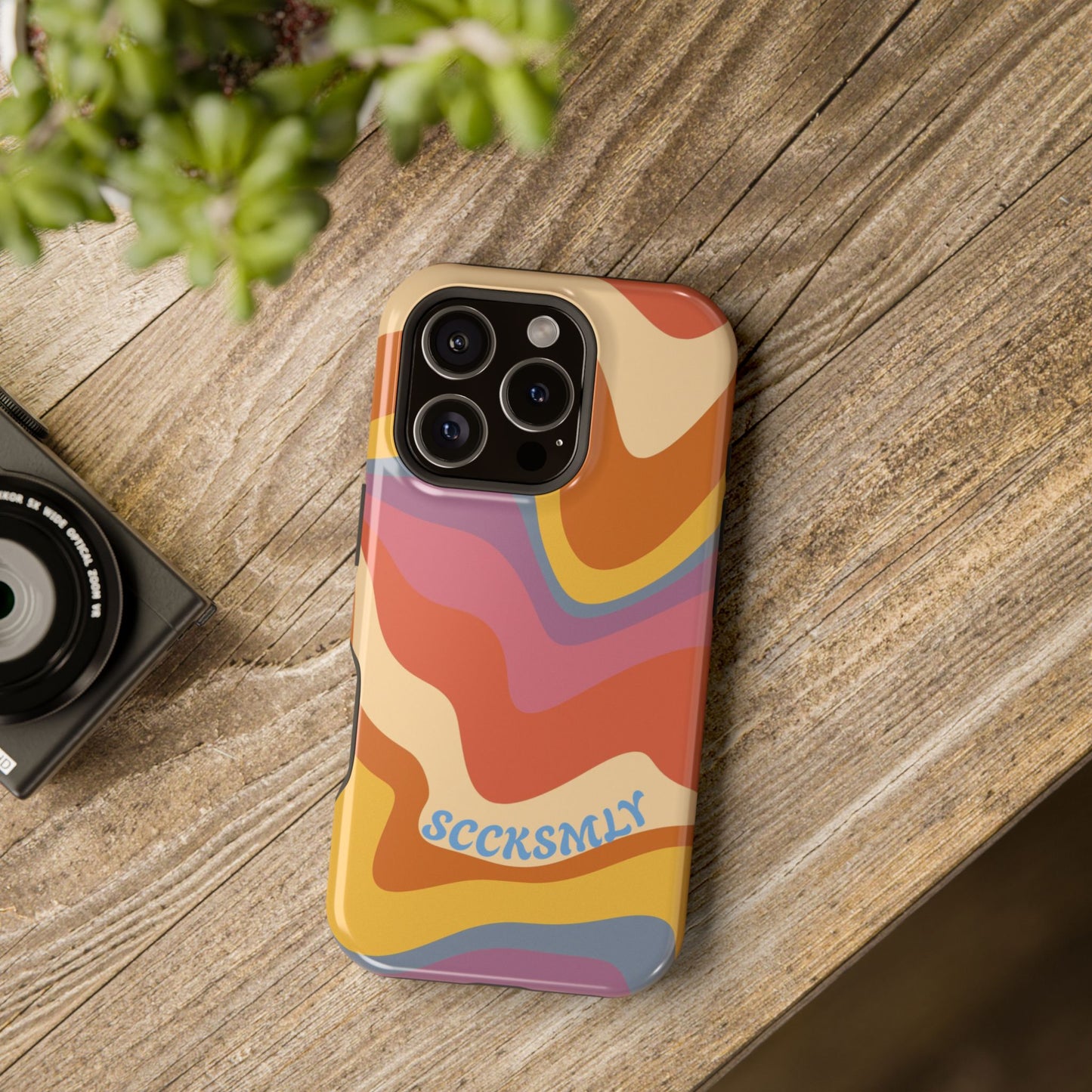 Warm Retro Phone Case for Apple