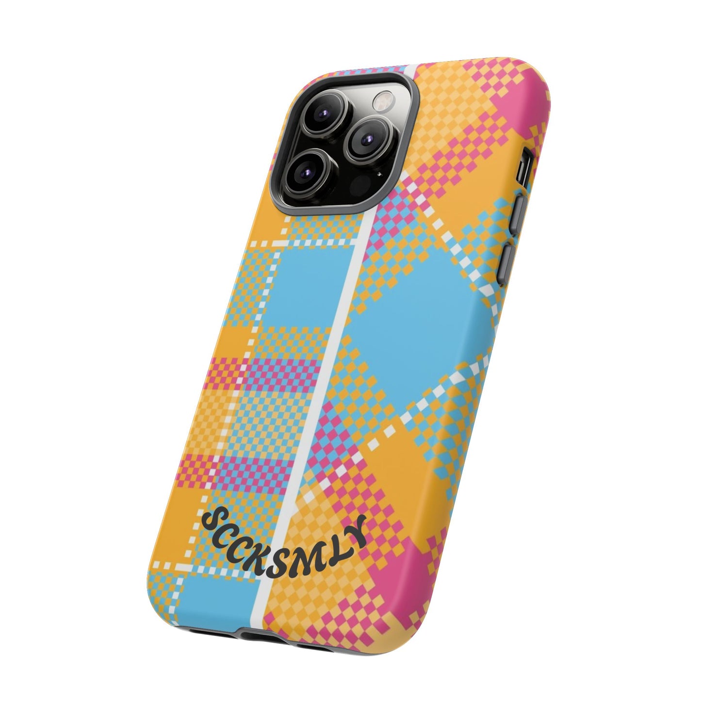 Pattern Punch Phone Case for Apple