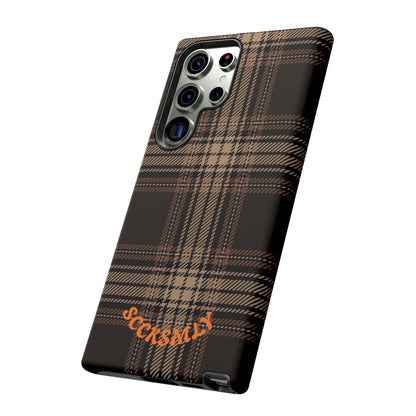 Brown Bread Plaid Tough Phone Case Samsung