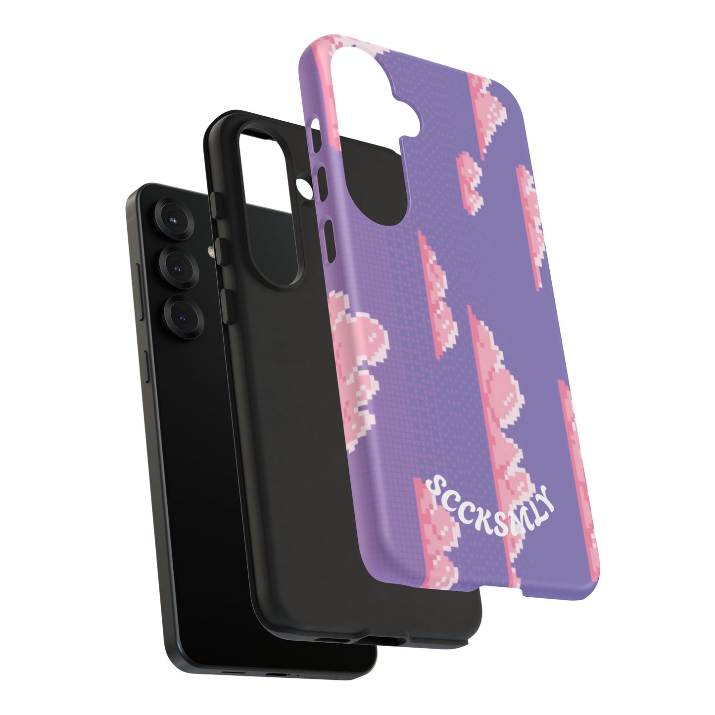 Purple Cotton Candy Sky Tough Phone Case for Samsung