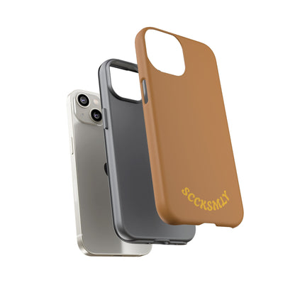 SOLID Spiced Caramel Tough Case for Apple