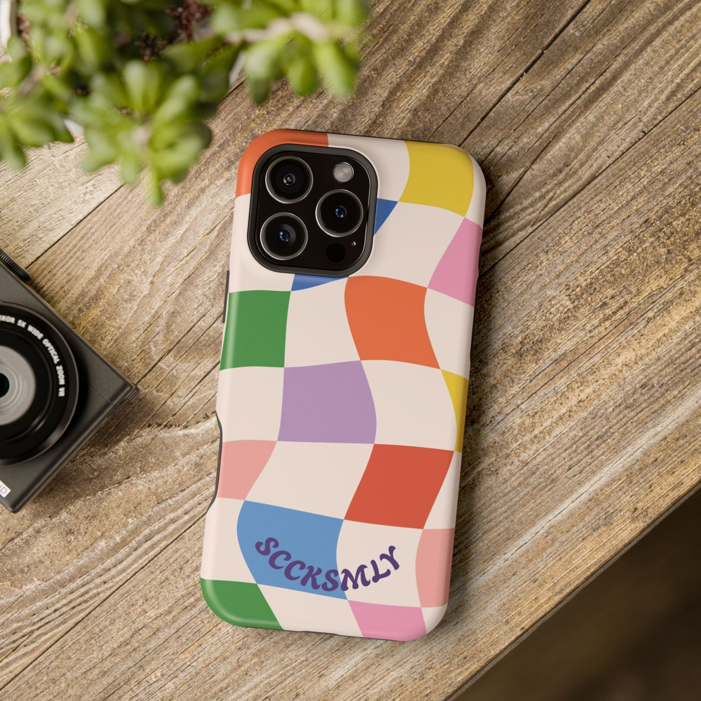 Checker Flicker Phone Case Apple