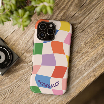 Checker Flicker Phone Case Apple