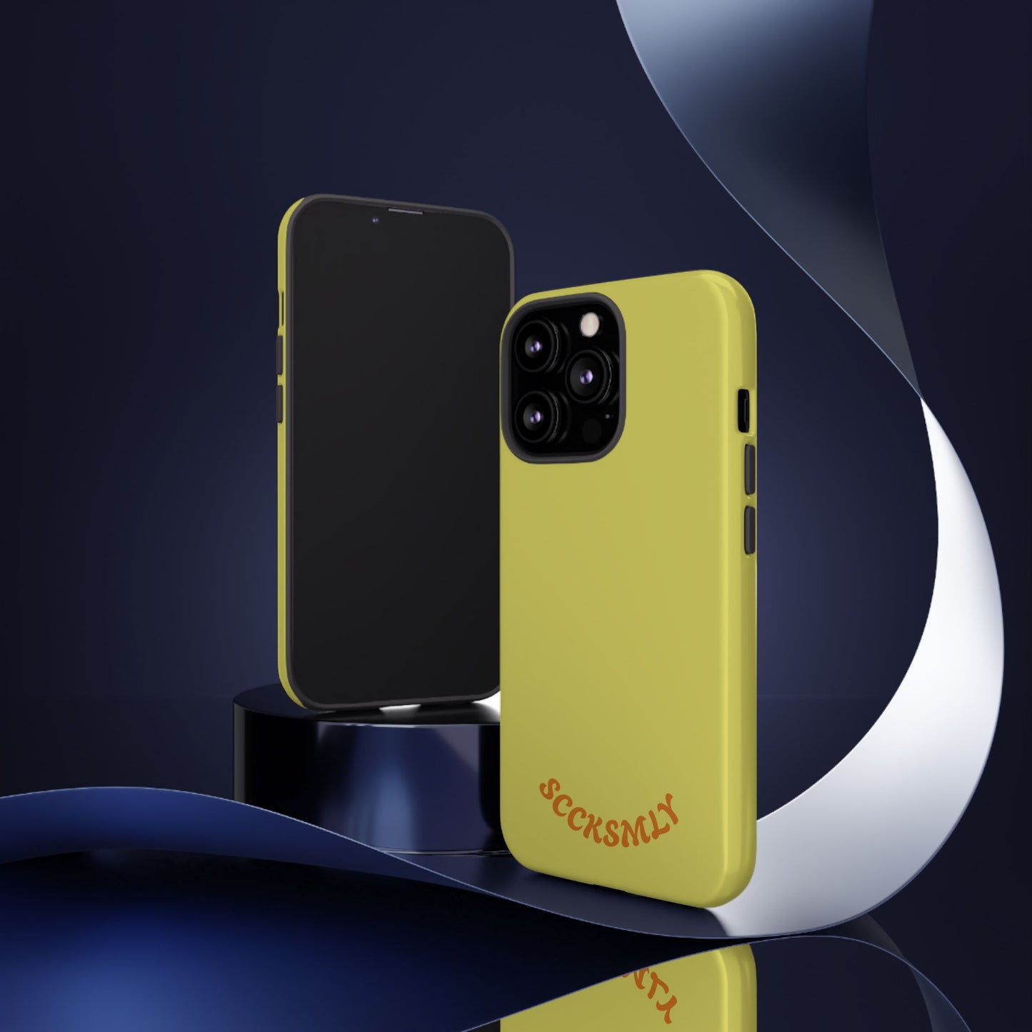 SOLID Lemon Dijon Glaze Tough Case for Apple