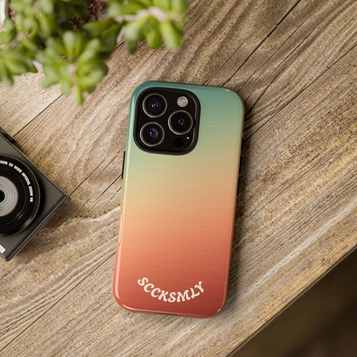Warm Ombré Tough Phone Case for Apple