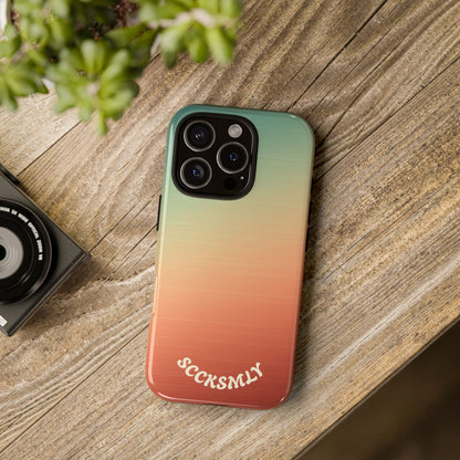 Warm Ombré Tough Phone Case for Apple