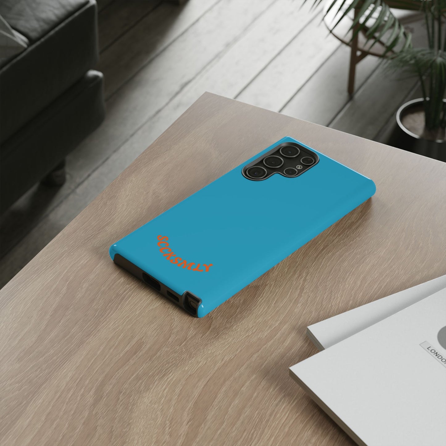 SOLID Blue Spook Tough Case for Samsung