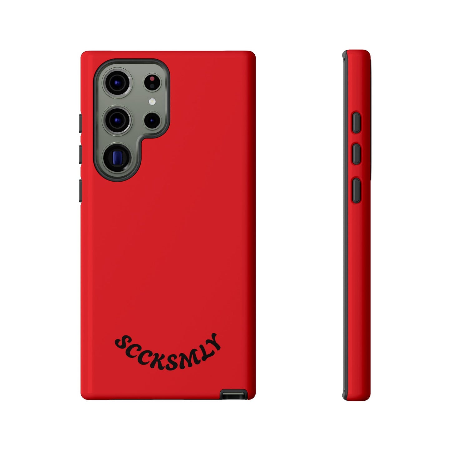 SOLID Screaming Red Tough Case for Samsung