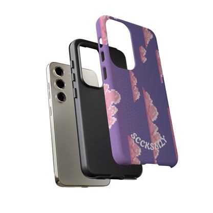 Purple Cotton Candy Sky Tough Phone Case for Samsung