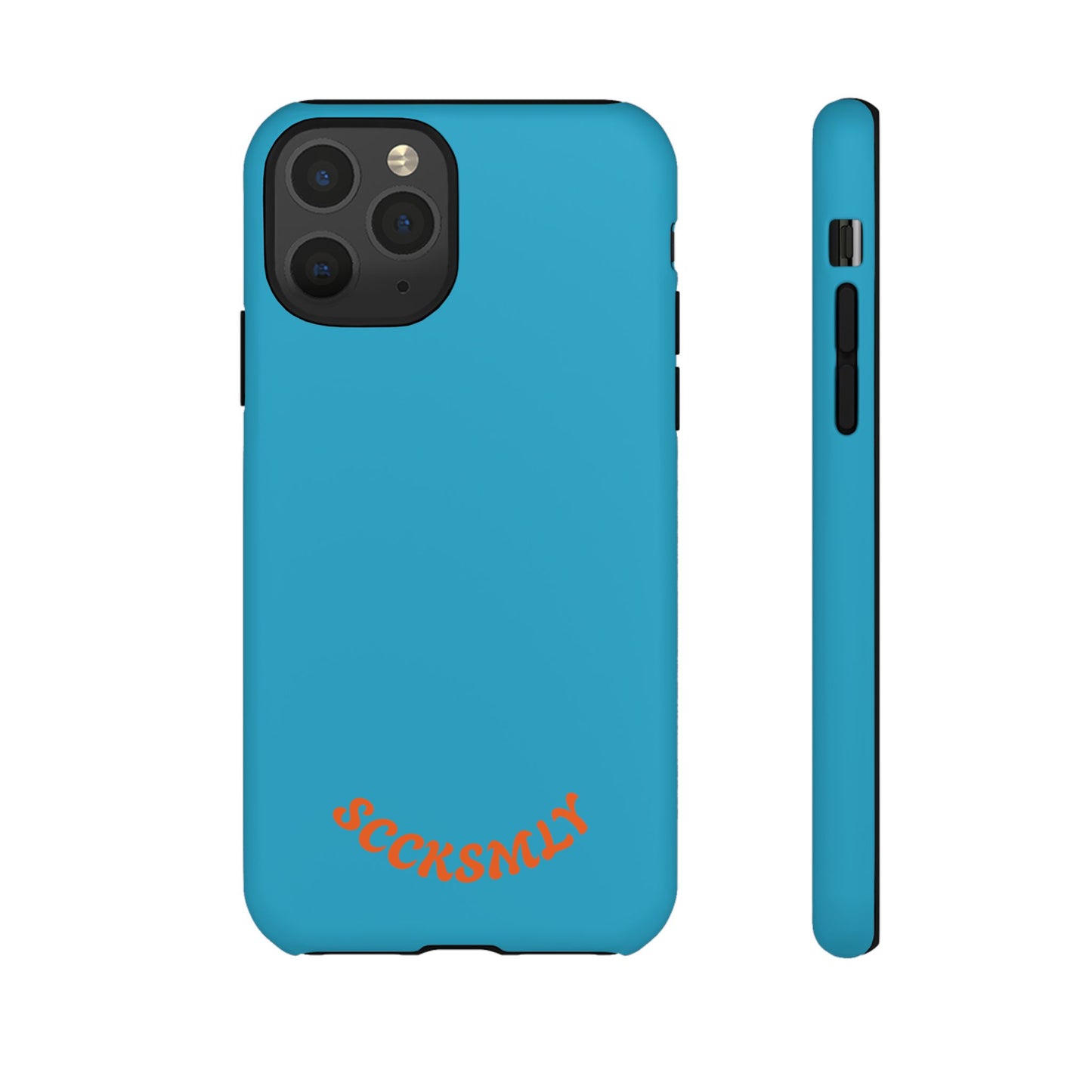 SOLID Blue Spook Tough Case for Apple