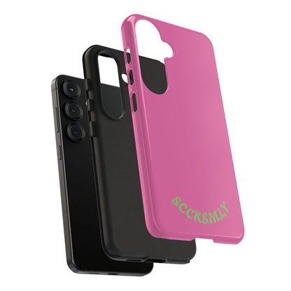 SOLID Sweet Static Pink Tough Case for Samsung