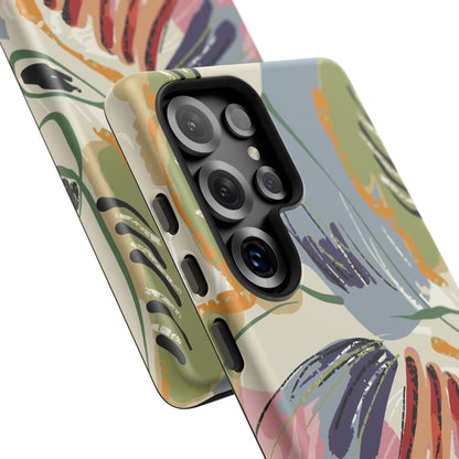 Botanical Strokes Palette Tough Phone Case for Samsung