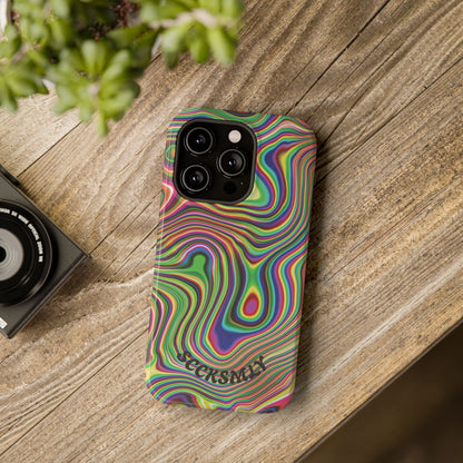 Acid Swirl Phone Case for Apple