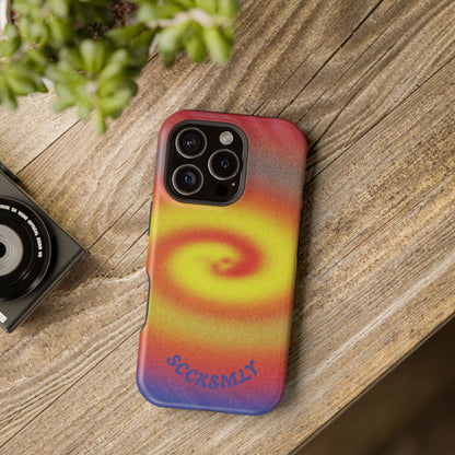 Toxic Spiral Tough Phone Case for Apple
